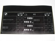 Adesivo Etichetta Tabella