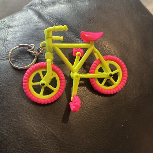 Vintage old keyring plastic