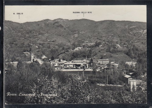 Cartolina rocca canavese - cartolina,
