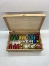 Lotto vecchie palline di Natale - 22 pezzi, in plastica.