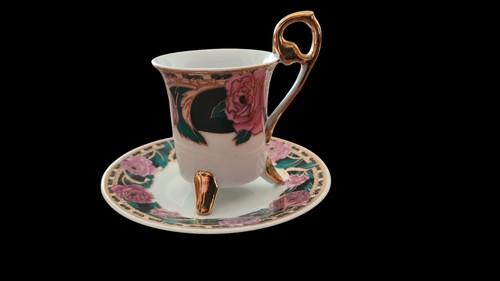 Tazzina piattino ceramica - tazzina,