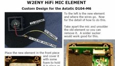 W2ENY Elemento Microfono HiFi