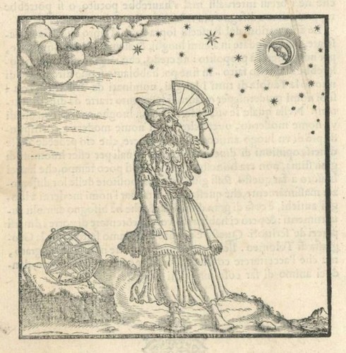 Antica incisione tolemy - antica,