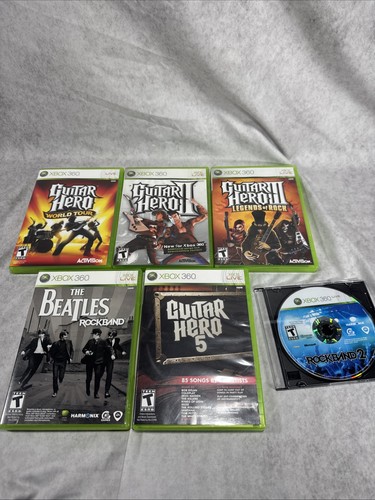 Xbox 360 guitar - guitar, hero