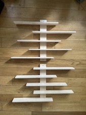 IKEA LUSTIGT Mensola da parete, 37x37 cm, 303.818.52. Scaffali espositore modellini auto x2