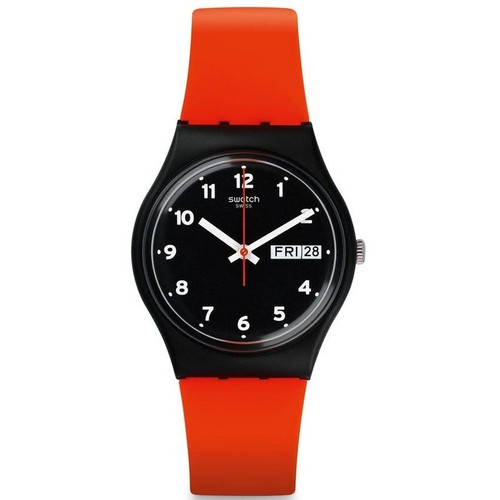 Orologio swatch silicone rosso - orologio,