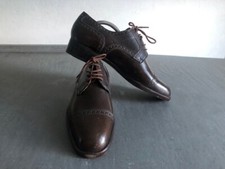 Zenith original scarpa cuoio stringata marrone tg 41,5 uomo /man shoes