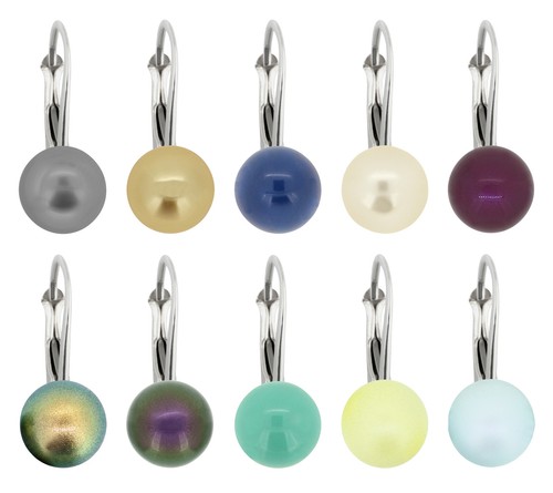 Orecchini con ganci - , di