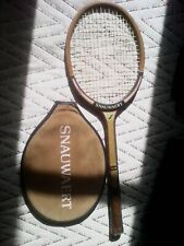 RARA RACCHETTA DA TENNIS D'EPOCA  IN LEGNO :  '  SNAUWAERT  TRAINER ' !