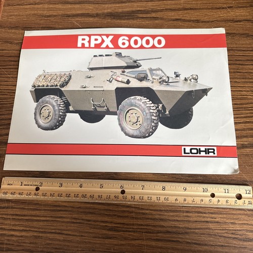 Brochure carro armato militare