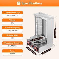 3000 W D?nergrill Kebap Grill