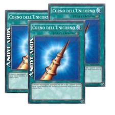 3x CORNO DELL'UNICORNO • (Horn Of The Unicorn) • Comune • YGLD ITA29 • YUGIOH!
