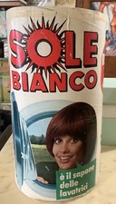 vintage FUSTO FUSTINO DETERSIVO SOLE BIANCO VUOTO collezione carosello