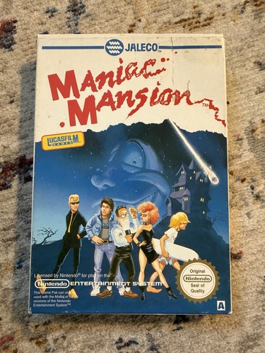 Maniac mansion nintendo - maniac,