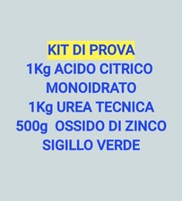 Kit Di Prova - Acido Citrico +