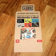 Nintendo Labo Promo Divisore da Scaffale Display Card Nintendo Switch 