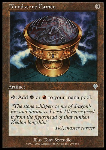Mtg bloodstone cameo poor - mtg,