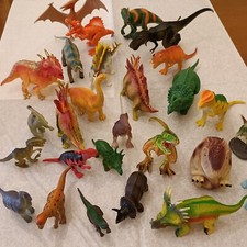 Dinosauri giocattoli Lotto 27 Pezzi In Ottime Condizioni