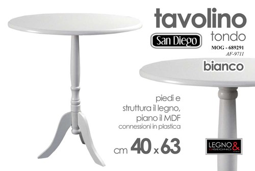 Tavolo tavolino cm - 63*40, legno