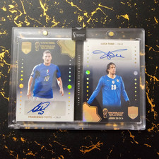 Panini Eminence 2022 Qatar - Italia - Booklet Dual Auto - Totti / Toni - 4/5