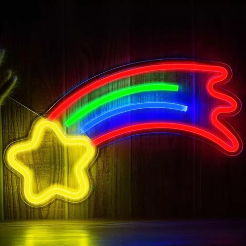 Insegna led neon stella - led,