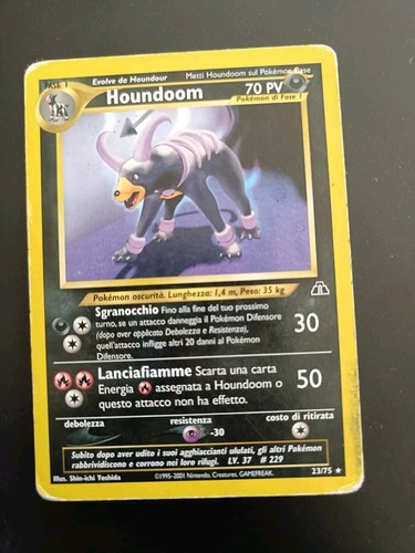 Carte pokemon houndoom - carte, 23/75