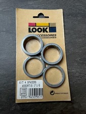 1 BLISTER DA 4 SPESSORI sterzo differenziati LOOK CARBON  1 e 1/8" NUOVI spacers