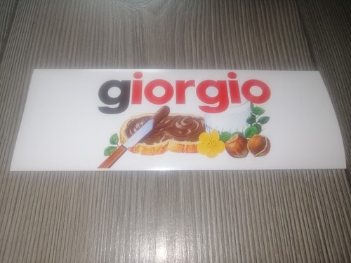 Adesivo nutella originale nome - adesivo,