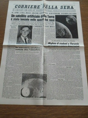 Satellite dalla terra lanciato