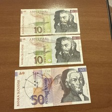 3 Banconote Slovenia Slovenije