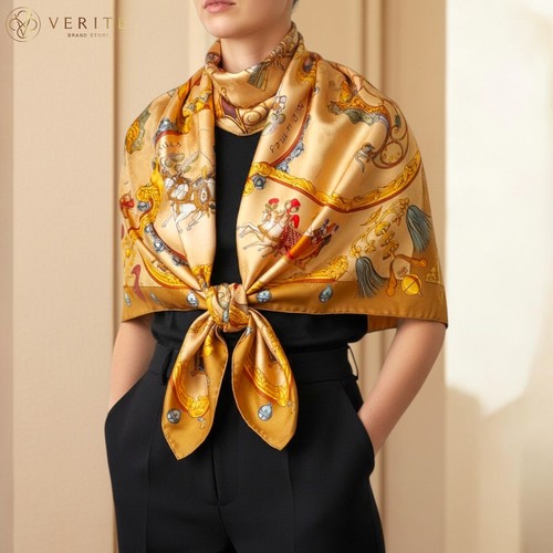 Rare vintage hermes silk - rare, scarf