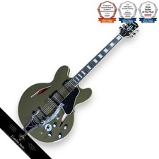 Epiphone Shinichi Ubukata ES-355 Ver.02 Olive Drab Semi-Hollow Guitar