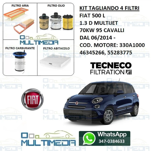 Kit tagliando filtri - kit, 4