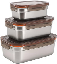 Set 3 Contenitori per Alimenti