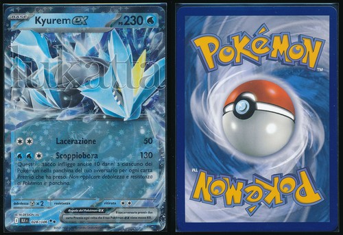 Carta pokémon kyurem - carta, ex
