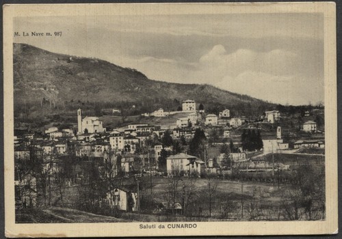Cartolina cunardo veduta - cunardo,,