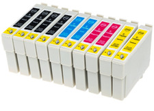 CF. 10 CARTUCCE EPSON COMPATIBILI PER STAMPANTI STYLUS SX400 SX405 SX410 SX415