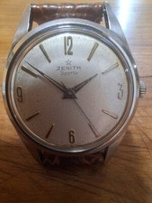 ZENITH SPORTO ACCIAIO CARICA MANUALE CALIBRO 120T ANNI '60.