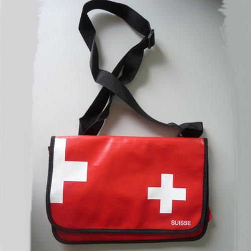 Borsa tracolla bianco rosso - tracolla,