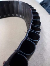 Cartuccera (Bandolier) vintage in cuoio ,anni '40 cal. 16 , cm 95 restaurata 