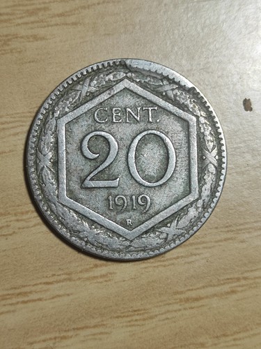 Regno centesimi esagono - regno,