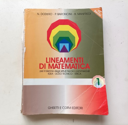 Lineamenti matematica - lineamenti,