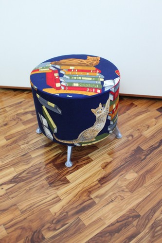 Pouf con cuscino creato con
