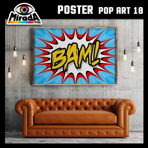 Poster pop art - art, roy