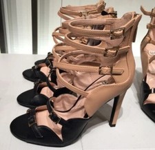 Zara Sandali Neri Con Tacco