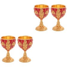  2 PEZZI Bicchieri da Vino Stile Europeo-Americano Tazza Festa Calice Rosso