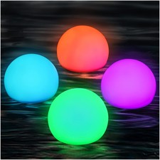 4 Pezzi Lampade Piscina, Palle