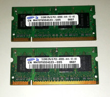 1GB SAMSUNG DDR2 KIT 2 X512MB