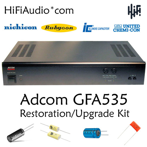 Adcom gfa 535 restauro - adcom, gfa-535