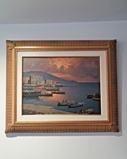 Dipinto ad olio italiano di